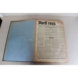Duch Času 1931, roč. XXXIII. (noviny, Ostravsko, sociální demokracie, mj. Atentát na italského korunního prince, Soumrak národního socialismu v Německu [Hitler], Svátek práce na Ostravsku, Napětí v Německu roste, Krise v hornictví a její následky)