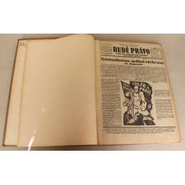 Rudé právo 1931, roč. XII (květen-červen) (noviny, první republika, politika, mj. K. Gottwald - Komunismus - jediná záchrana; Výluka v karlově huti, Útok na pražskou Kolbenku, V Praze rozehnán sjezd rudých odborů)