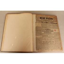 Rudé právo 1931, roč. XII (červenec-srpen) (noviny, první republika, politika, mj. Socialismus jediným východiskem z katastrofy, Shaw o Leninovi, Redaktor Tvorby Fučík zatčen, Propouštění na všech dolech, Demonstrační stávka)