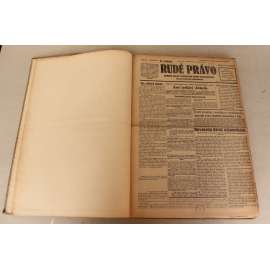 Rudé právo 1929, roč. X. (leden-únor) (noviny, první republika, komunismus, mj. Zvyšuje se tajně vojenský rozpočet, Tuka zatčen, K boji proti fašismu, Fašistický převrat v Jugoslavii, Textilní stávka na severu pokračuje) Rudé právo 1929, roč. X. (leden-únor) (noviny, první republika, komunismus, mj. Zvyšuje se tajně vojenský rozpočet, Tuka zatčen, K boji proti fašismu, Fašistický převrat v Jugoslavii, Textilní stávka na severu pokračuje)