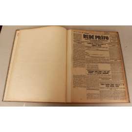 Rudé právo 1929, roč. X. (červenec-srpen) (noviny, první republika, komunismus, mj. Armáda černé reakce táhne na výboj, Dr. Beneš a válka, K. Gottwald - Nezdoláte nás!, Do boje proti válce a fašismu!, Tukův proces)