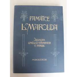 Památce L. Marolda (Luděk Marold, secesní malířství, portréty, secese; secesní vazba)