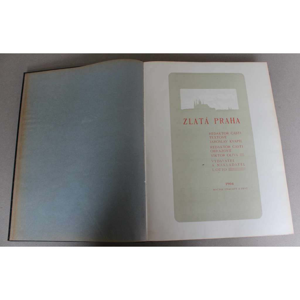 Zlatá Praha 1904, roč. XXI (časopis, kultura, poezie, beletrie, hudba, mj. J. Vrchlický - Pýcha, Naše země, A. Jirásek - Bratrstvo; V. Mrštík - Fragmenty; Antonín Dvořák mrtev; F. V. Krejčí - A. Dvořák; ilustrace Brožík, Marold, Mařák, Uprka, Panuška)