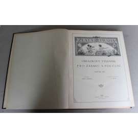 Zlatá Praha 1896, roč. XIII. (časopis, týdeník, beletrie, poezie, umění, mj. J. Vrchlický - Kronos; A. France - Jokasta; Edisonovy živé obrazy; Železná vrata na Dunaji, Prokop Diviš, Smyrna; ilustrace Jansa, Oliva)