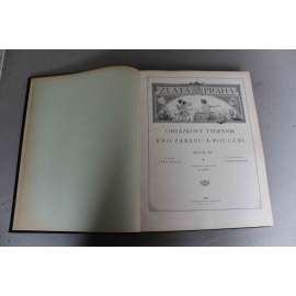 Zlatá Praha 1895, roč. XII (časopis, kultura, poezie, beletrie, hudba, mj. J. Vrchlický - Písně poutníka, G. Preisová - Po podzimu, Anatole France, A. Jirásek - Starou Prahou a návsí; ilustrace M. Aleš, Brožík, Mašek, Škréta)