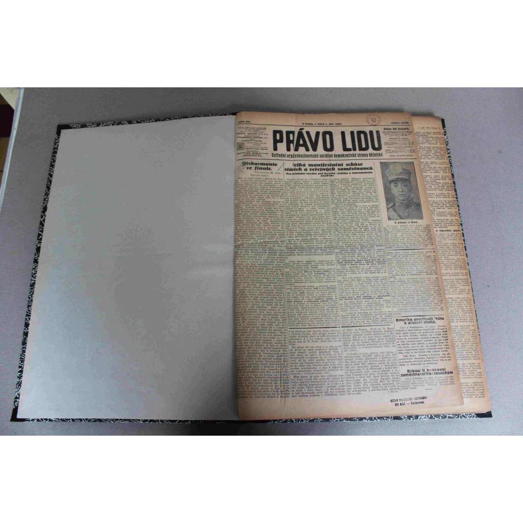 Právo lidu 1925, roč. XXXIV (září) (noviny, deník, první republika, sociální demokracie, mj. Konec ženevských protokolů, Engliš, Mnichovohradištsko, Kdo dostane Mosul?, Legionářský sjezd, Sjezd v Heidelbergu)