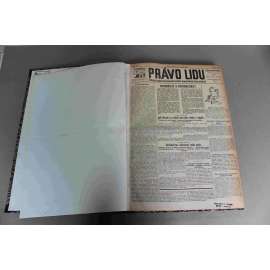 Právo lidu 1931, roč. XL (září) (noviny, deník, první republika, sociální demokracie, mj. Revoluce na Kubě, Haagský soud proti celní unii, Celostátní silniční sjezd, Co chce fašismus?, Komunisté slibují hory a doly -dáte-li jim hlasy, Gandhí)