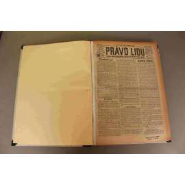 Právo lidu 1923, ročník XXXII (listopad) (noviny, deník, první republika, sociální demokracie mj. Pivní puč [Hitler, Ludendorff], Problémy evropské politiky, Vilém se vrací do Německa!, Wilsonovo poselství, Objevení hrobu Tutanchamona)