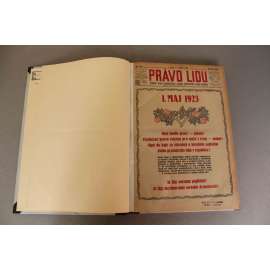 Právo lidu 1923, ročník XXXII (květen) (noviny, deník, první republika, sociální demokracie mj. 1. Máj 1923, O mír s Tureckem, Pomozte Znojemsku!, Charlotta G. Masaryková úmrtí)