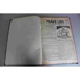 Právo lidu 1925, roč. XXXIV (listopad) (noviny, deník, první republika, sociální demokracie, mj. Řím, stát a dělnická třída; Veřejná schůze - volby 1925; Po volebním boji, Masaryk, Církev papežská, Italský fašism)