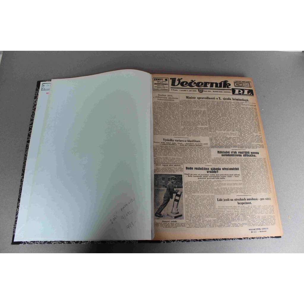 Právo lidu 1930, roč. XXXIX (září) (noviny, deník, první republika, sociální demokracie, mj. Zkrvavené barikády v Budapešti [Horthy], Heimwehři hrozí převratem, Před státním převratem v Polsku [Pilsudski], Otto a Zita jeli do Maďarska)