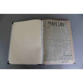 Právo lidu 1923, ročník XXXII (březen) (noviny, deník, první republika, sociální demokracie mj. Význam úpravy Vltavy na Maninách, Moskevská sovětská vláda nabízí přátelství Mussolinimu, Ochrana republiky, Polské hranice)