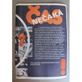 Čas nečaká (Čas nečeká, plakát, komunismus, přestavba; Slovensko)
