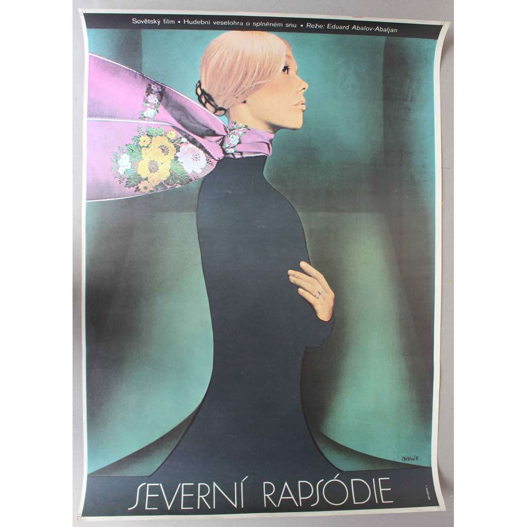 Severní rapsódie 1974 (filmový plakát, komedie, režie Eduard Abalov)