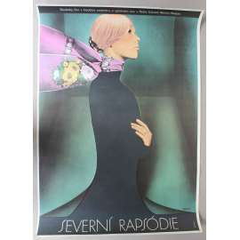 Severní rapsódie 1974 (filmový plakát, komedie, režie Eduard Abalov)