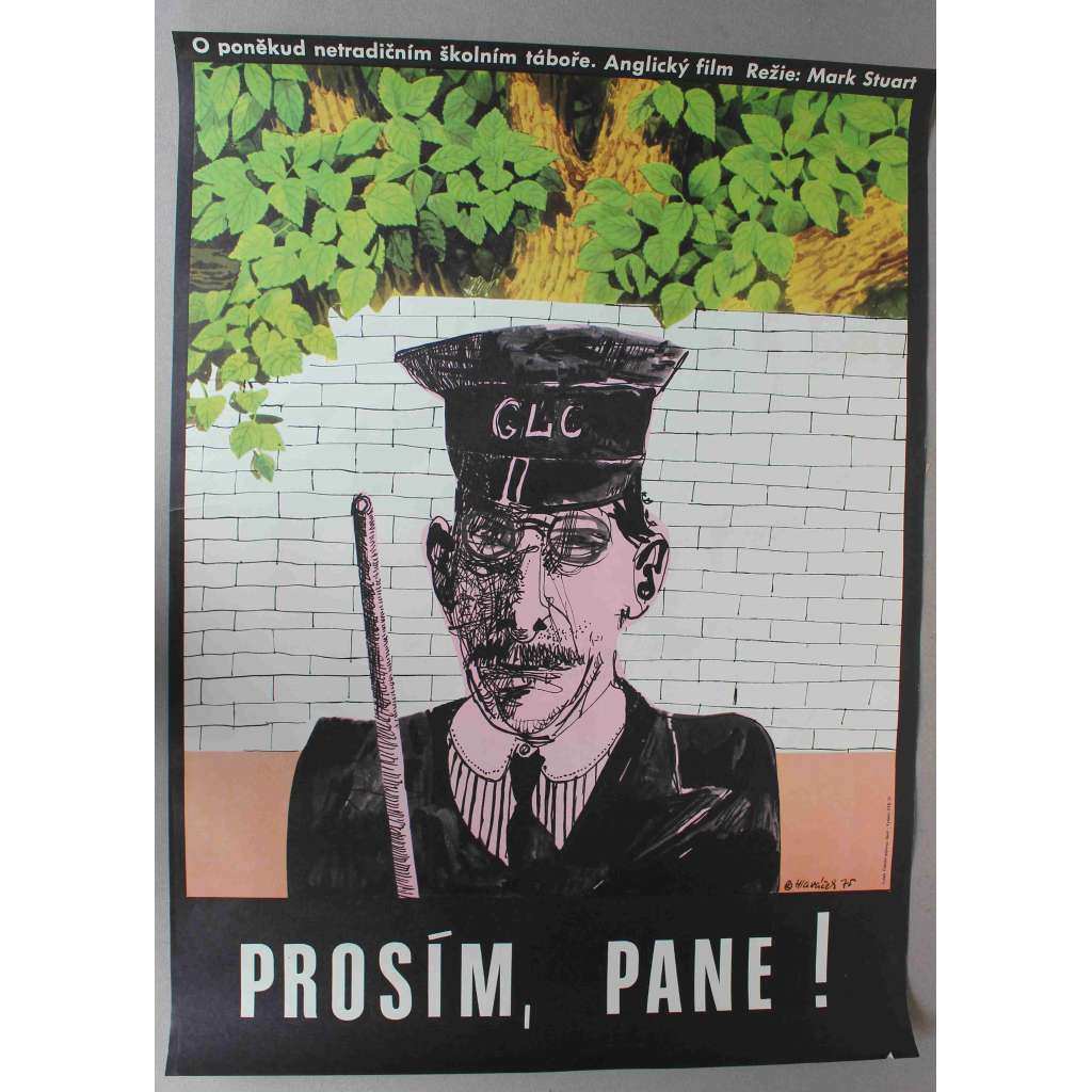 Prosím, pane! 1971 (filmový plakát, režie Mark Stuart, hrají Malcolm McFee, Eve Pearce, Leon Vitali, Jack Smethurst, Patsy Rowlands)