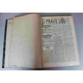 Právo lidu 1921, roč. XXX (únor) (noviny, deník, první republika, sociální demokracie, mj. Ministr Engliš chce odstoupiti, Habsburkové ve Švýcařích, Útok komunistů na Ostravsko, Nacionální bouře v Terstu)