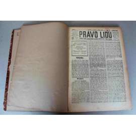 Právo lidu 1921, roč. XXX (leden) (noviny, deník, první republika, sociální demokracie, mj. POměr republiky k Římu, Odzbrojení Německa, President k zástupcům Hlučínska a Těšínska, Sovětové Rusko, K sjezdu legionářů)