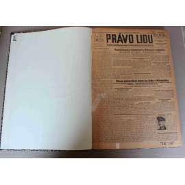 Právo lidu 1933, roč. XLII (duben) (noviny, deník, první republika, sociální demokracie, mj. Dnes generální útok na židy v Německu [Hitler], Göring chce odstranit Hitlera, Proces s fašistickými útočníky na židenické kasárny [Gajda])