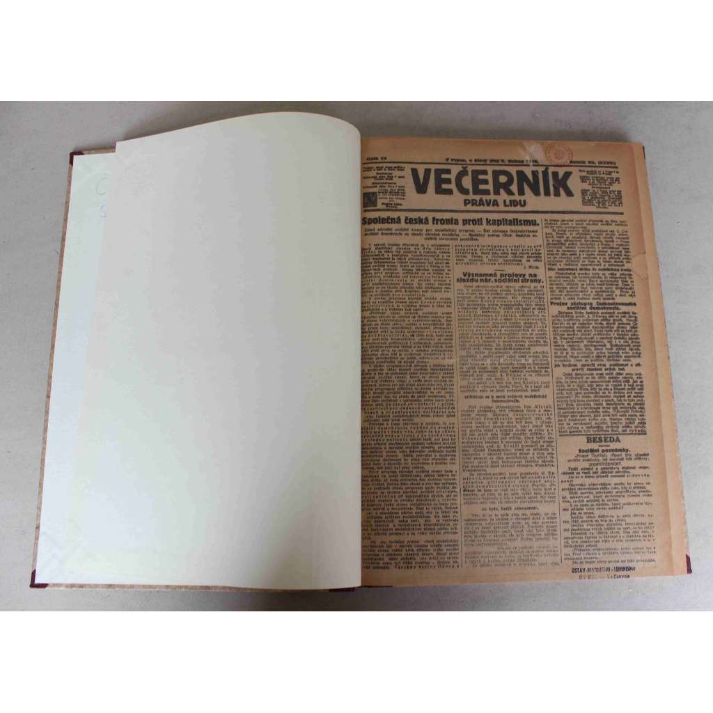 Právo lidu 1918, roč. XXVII (duben) (noviny, deník, první světová válka, sociální demokracie, mj. Po řeči hraběte Czernina, Co jest velezrada?, Nová bitva před Amiensem, Kdo má platit válečné dluhy?, Válečný a státní dluh Rakouska) Právo lidu 1918, roč. XXVII (duben) (noviny, deník, první světová válka, sociální demokracie, mj. Po řeči hraběte Czernina, Co jest velezrada?, Nová bitva před Amiensem, Kdo má platit válečné dluhy?, Válečný a státní dluh Rakouska)