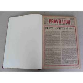 Právo lidu 1915, roč. XXIV (květen) (noviny, deník, první světová válka, sociální demokracie, mj. Prvý květen 1915!, Bojiště na západě, Bitva v západní Haliči, Italie, Před Přemyšlem, Válka Itálie s Rakouskem Uherskem)