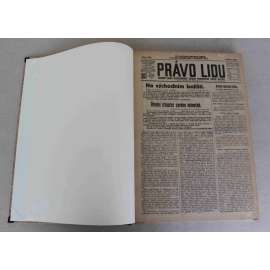 Právo lidu 1914, roč. XXIII (listopad) (noviny, deník, první světová válka, sociální demokracie, mj. Orient v pohybu, Boje v Ruském Polsku a v Haliči, Bílá hora, Na bojišti v Srbsku, Bojiště na západě, Válka Turecka s trojdohodou)