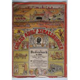 Pozvánka na představení - Cirkus Strassburger - Bodenbach Podmokly Děčín