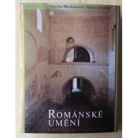 Románské umění v Čechách a na Moravě [Obsah: Přemyslovci, středověk, český stát, společnost, kultura a umění 9.-13.st., křesťanství; románská architektura, nástěnná, knižní malba, kostely, rotundy, umělecké řemeslo;mj.i Milevsko, Třebíč, Pražský hrad Říp]