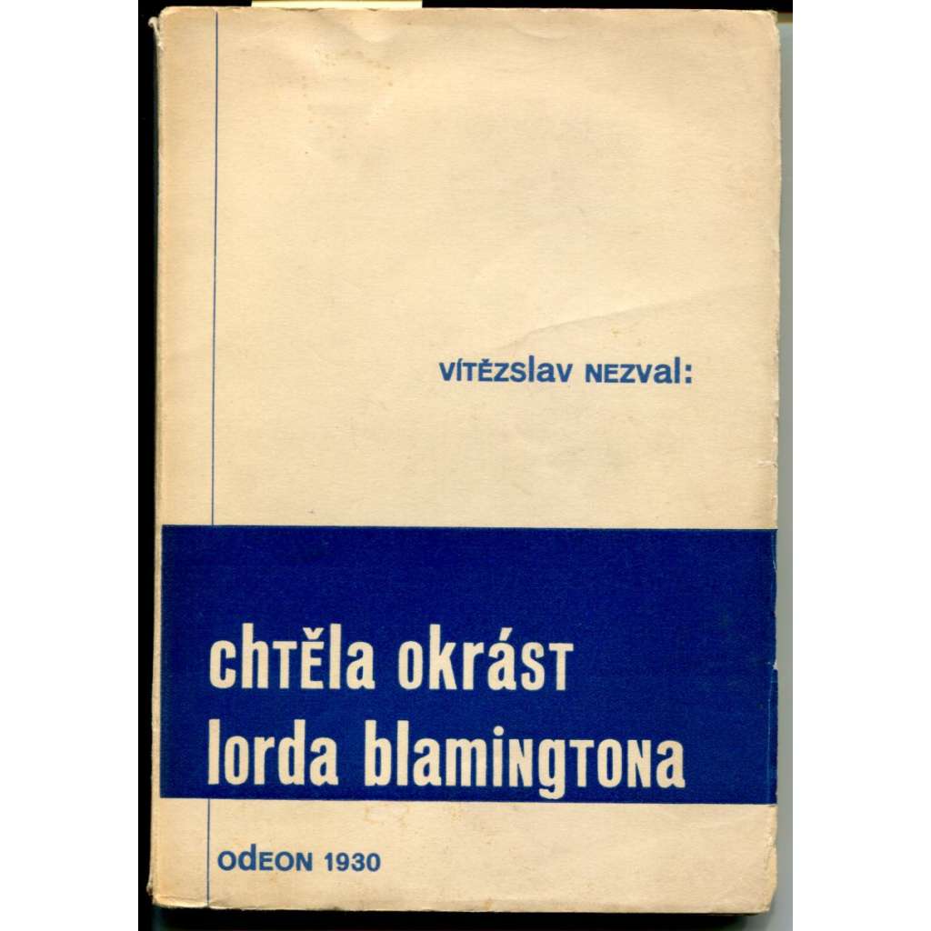 Chtěla okrást lorda Blamingtona (typo Karel Teige)