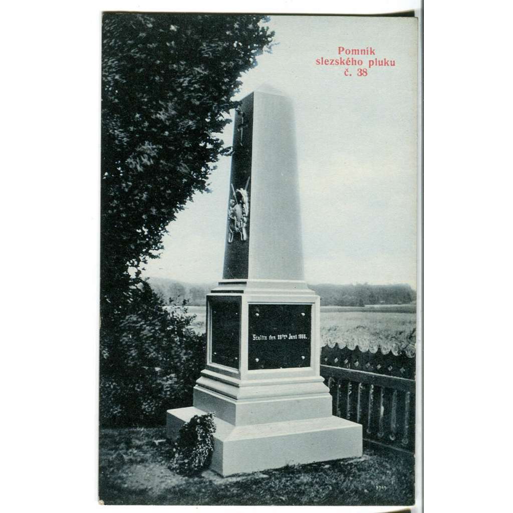 Česká Skalice, Náchod. Pomník prusko-rakouská válka 1866, slezský pluk č. 38