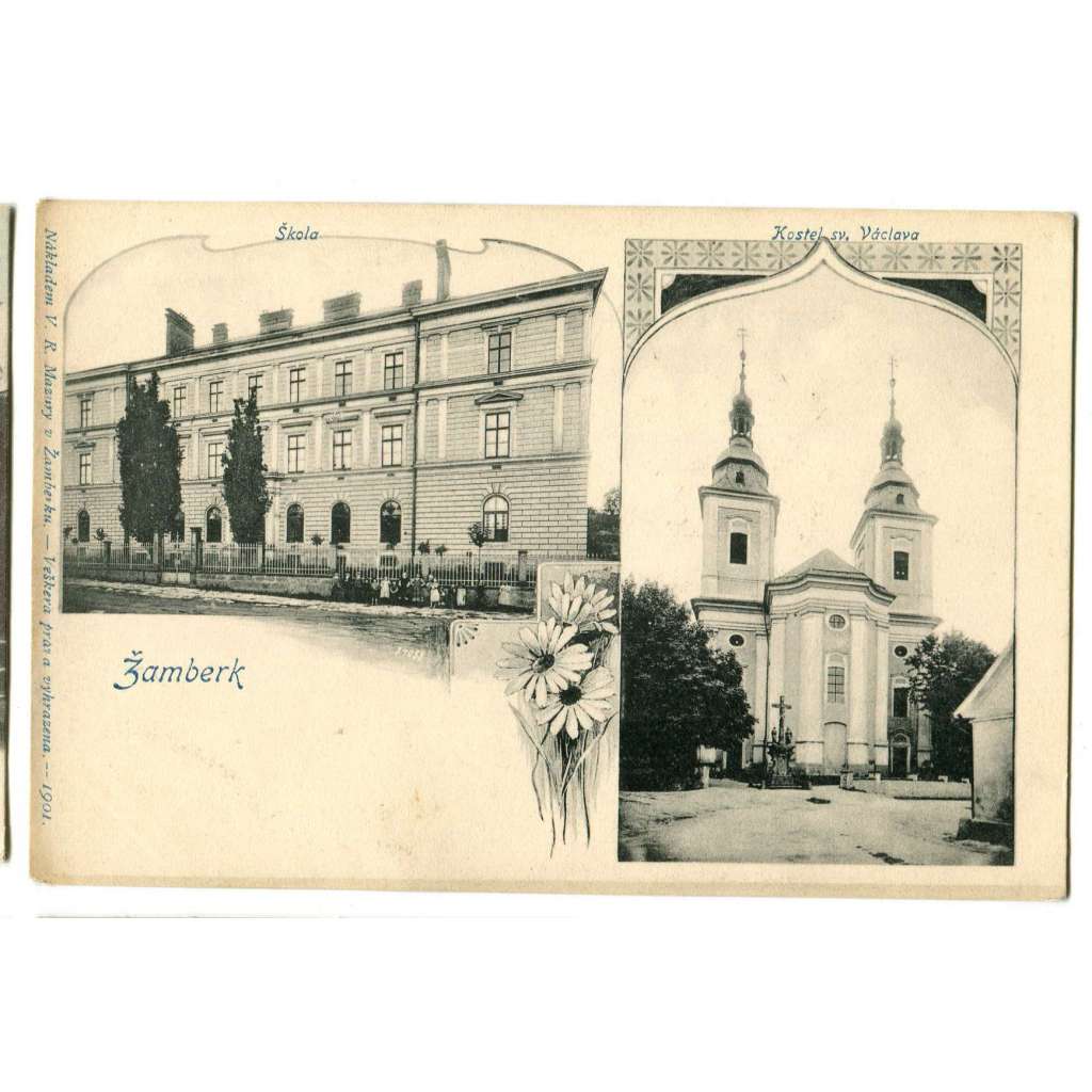 Žamberk, Ústí nad Orlicí, škola, koláž