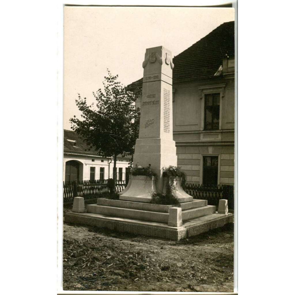 Pomník padlým, Razítko, Dolní Bukovsko, okr. České Budějovice