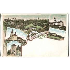 Nové Město nad Metují, Náchod litografie