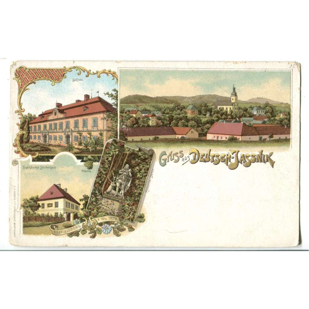 Jeseník nad Odrou, Nový Jičín, litografie