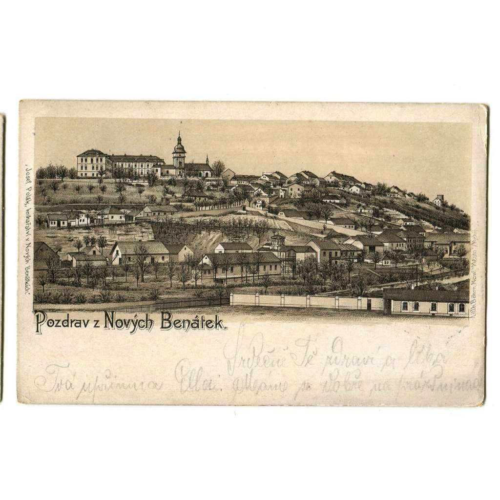Benátky nad Jizerou, Mladá Boleslav, litografie