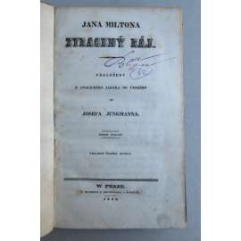 Jana Miltona Ztracený ráj (1843)