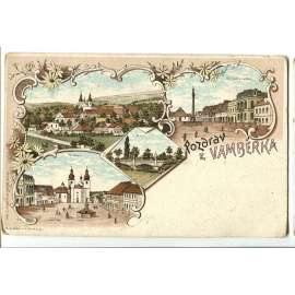 Vamberk, Rychnov nad Kněžnou, litografie....