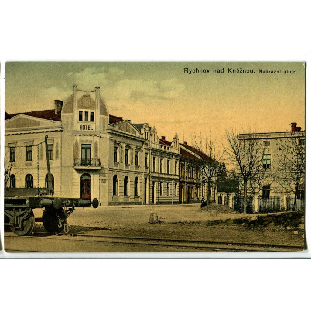 Rychnov nad Kněžnou. nádraží železnice,...