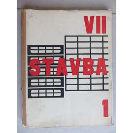 Stavba, měsíčník pro stavební umění, ročník VII., 1928-1929, (časopis - moderní architektura)