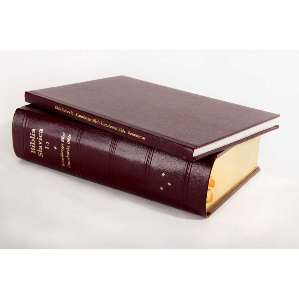 Bible kutnohorská (2 svazky: faksimile a komentář) - Biblia Slavica, Tschechische Bibeln Bd. 2, Kuttenberger Bibel Kutnahorská bible (POSLEDNÍ KUSY)
