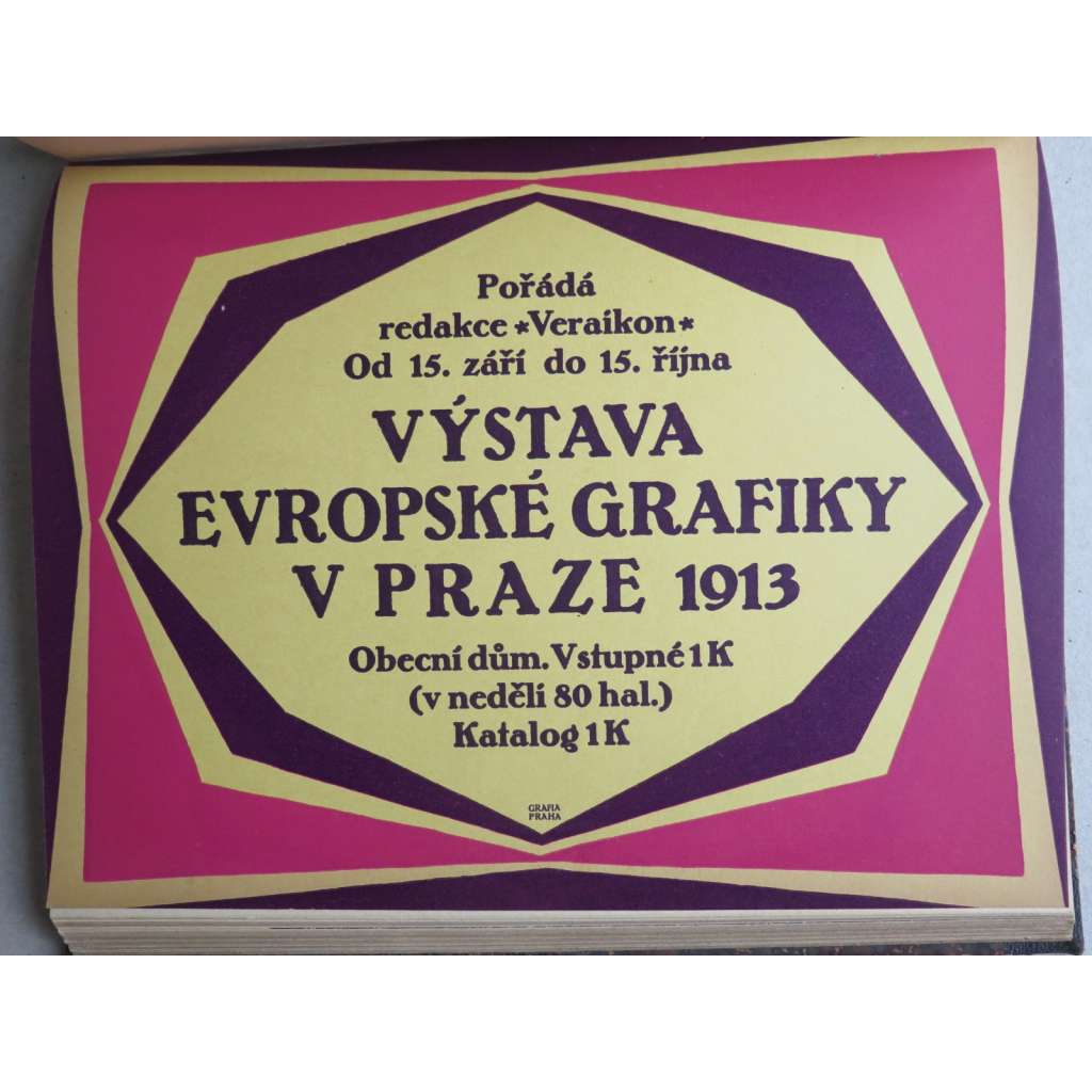 Typografia (+PŘÍLOHY). Ročník XXIV. (24.) - 1913. Odborný list knihtiskařů