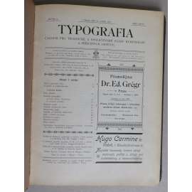 Typografia (+PŘÍLOHY). Ročník X. (10.) - 1897. Časopis - odborný list knihtiskařů