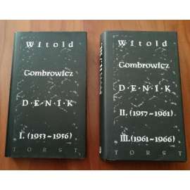 Deník I. (1953-1956), II. (1957-1961), III. (1961-1966) - Gombrowicz - KOMPLET dvou svazků