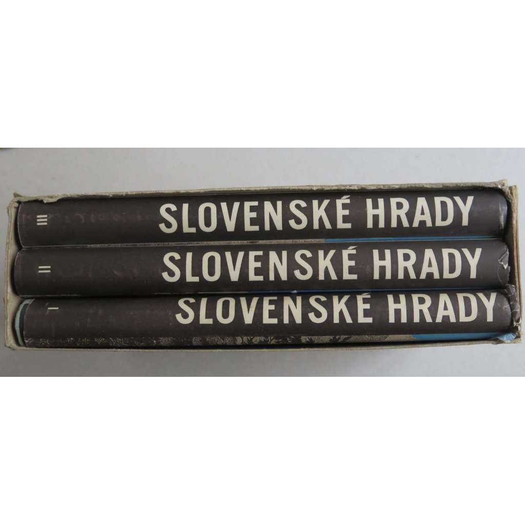 Slovenské hrady - komplet 3 svazky [Slovensko, hradní architektura, historie hradů, zříceniny]