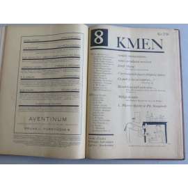 Kmen, časopis pro moderní literaturu - roč. 1., 1927 - (1-12 s obálkami)