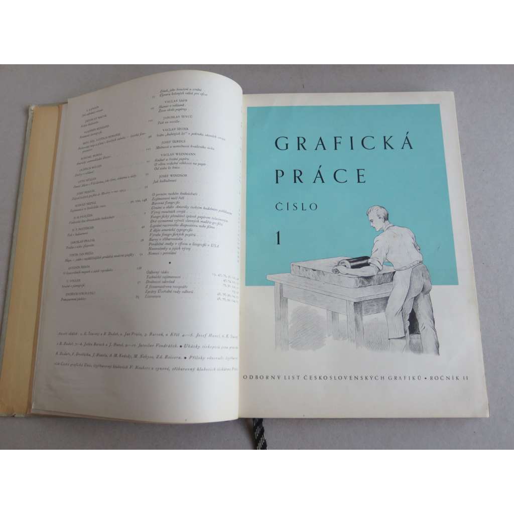 Grafická práce, ročník II., 1946 (Odborný list československých grafiků)