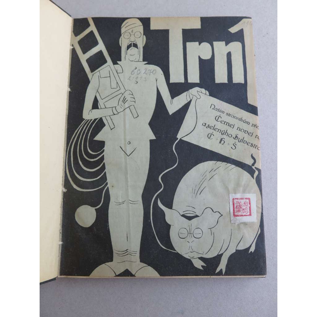 Trn, satirický časopis studentů (ročník V., 1929, č. 1-22; Roč IV, č. 23,24)
