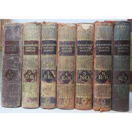 MASARYKŮV SLOVNÍK NAUČNÝ 7 sv. - KOMPLET VAZBY (naučná encyklopedie, první republika)