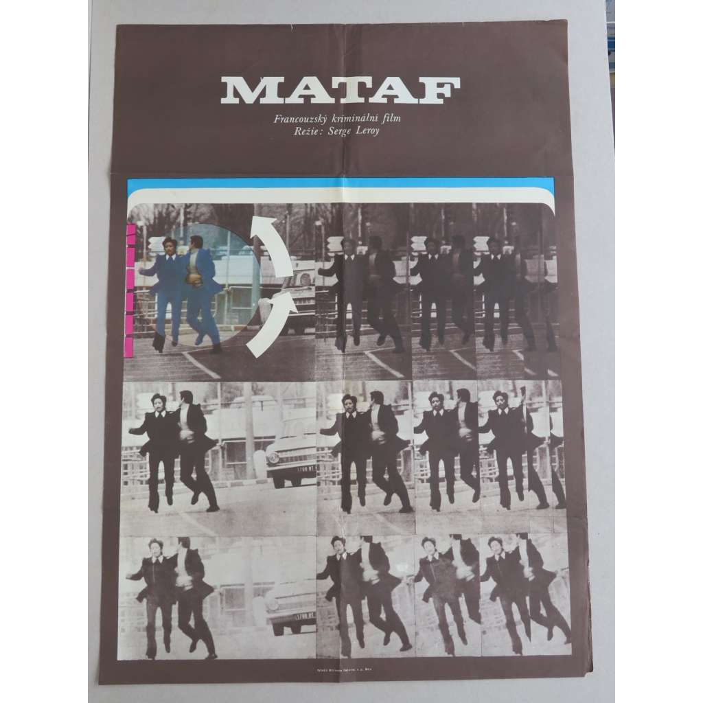 Filmový plakát - film Mataf (Francie, Itálie 1973) režie Serge Leroy