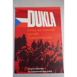 Plakát - Dukla - den armády - komunismus, propaganda